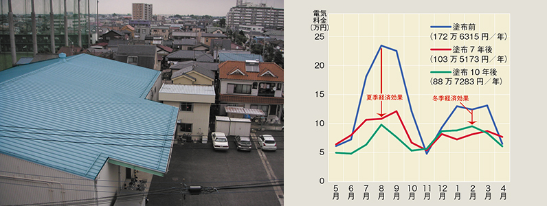 一度塗れば10年経っても効果が持続